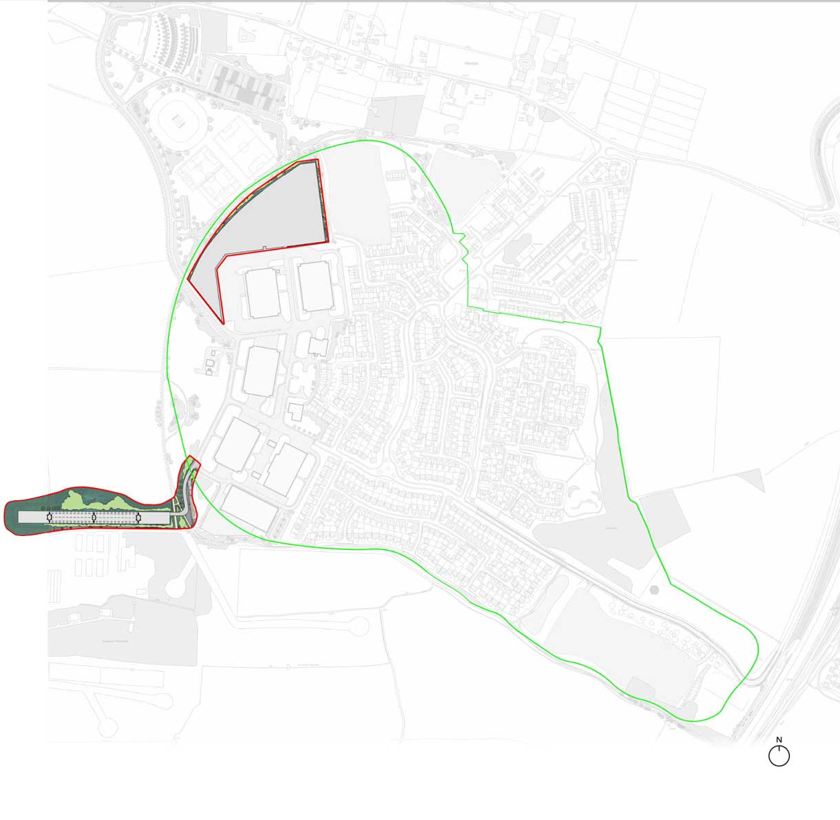 proposed storage area map