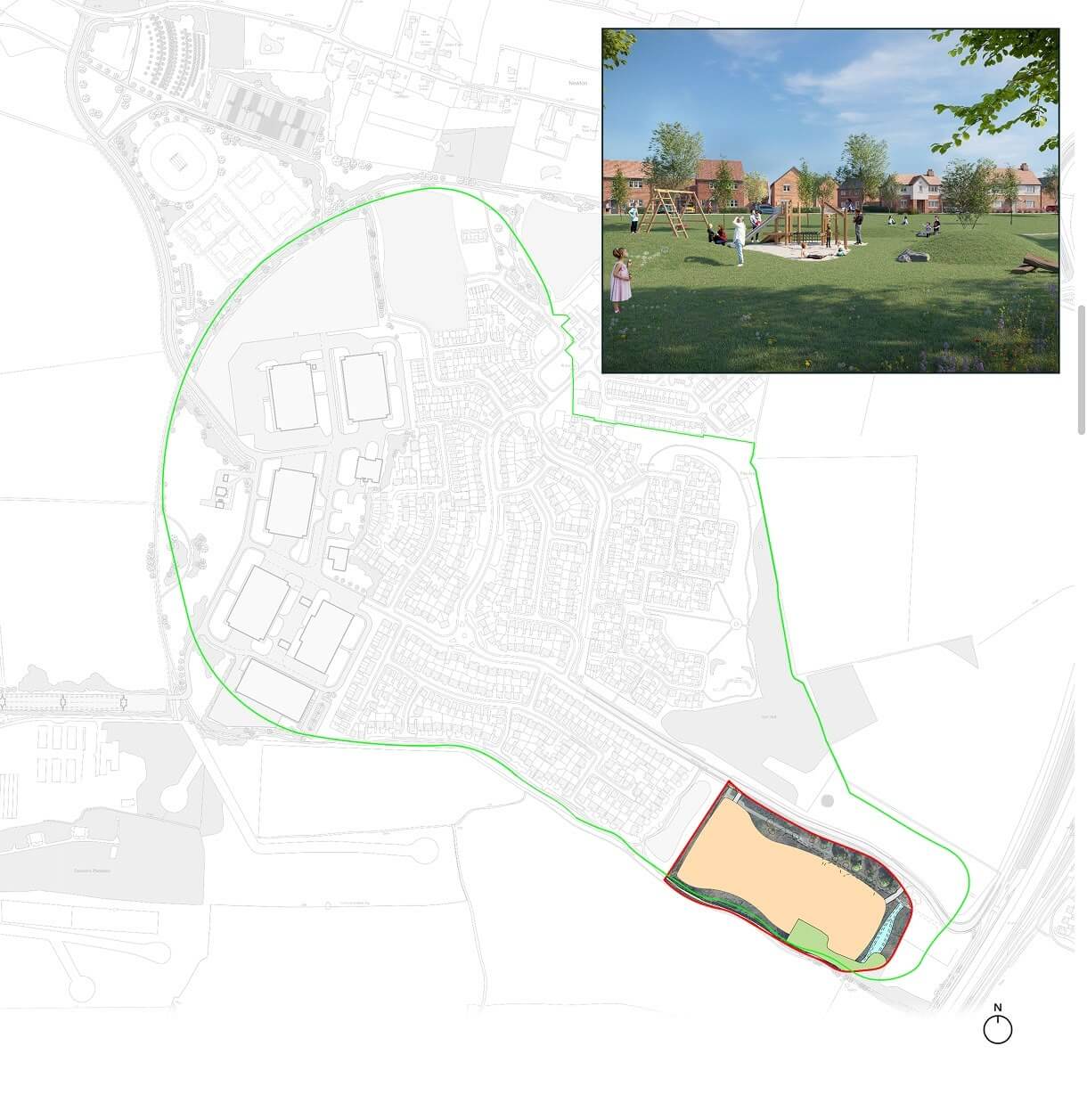 Residential development site plan